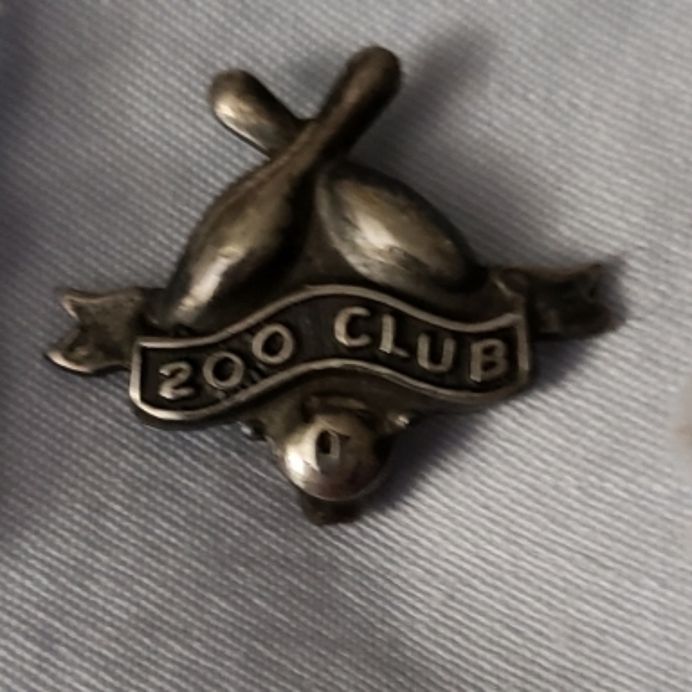 Silver 200 Club Pin Brooch